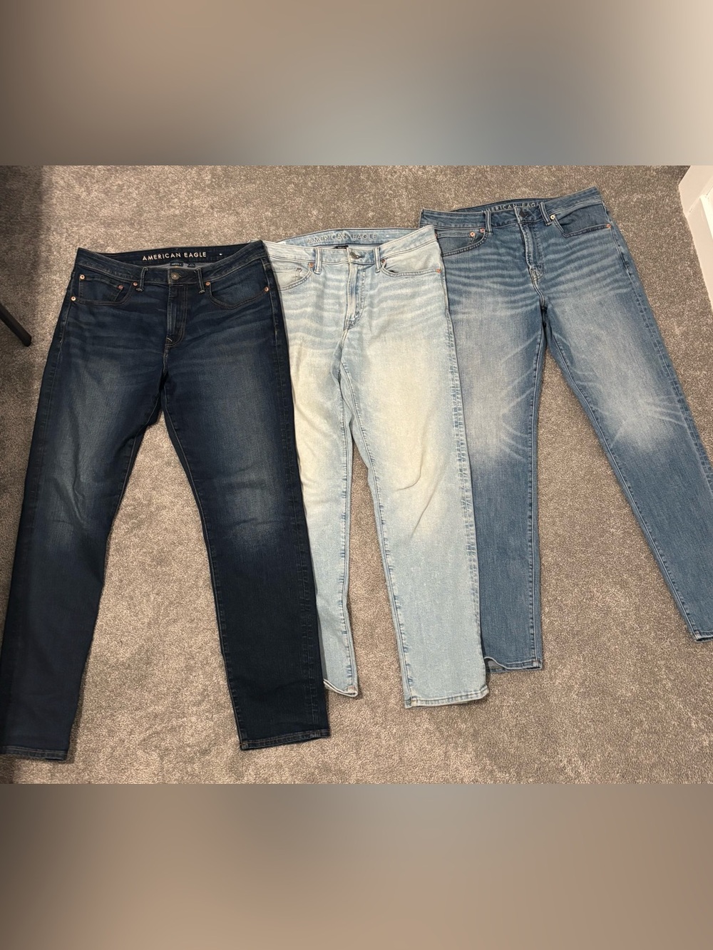 LOT OF TALL MEN’s American Eagle  Men's Jeans - Original Straight All 34x34